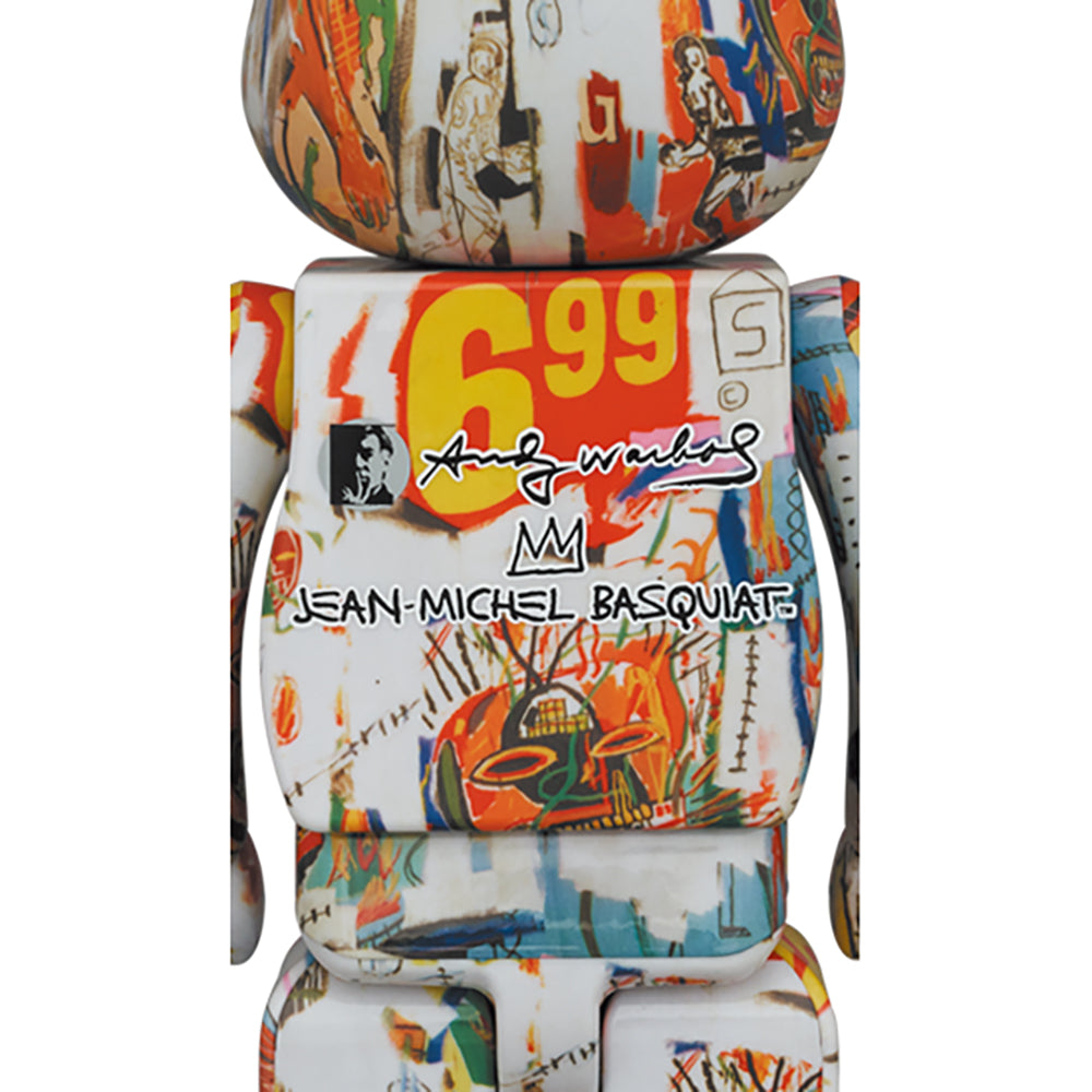 【現貨】BE@RBRICK Andy Warhol × JEAN-MICHEL BASQUIAT #4 400%