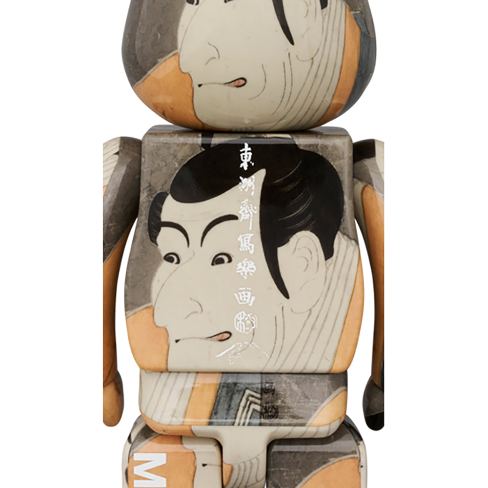 BE@RBRICK Boston Museum 東洲斎写楽「市川鰕蔵の竹村定之進」100% & 400%