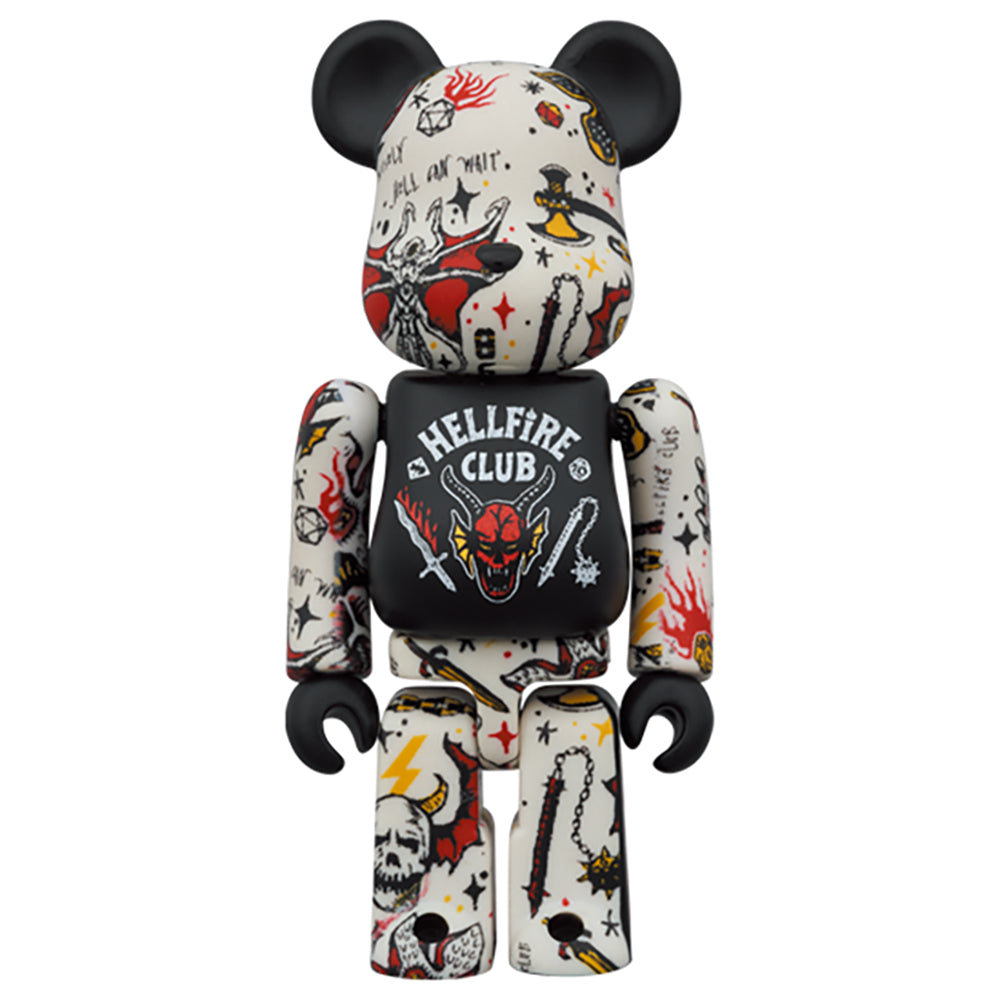 BE@RBRICK Stranger Things Hellfire Club 100% & 400%