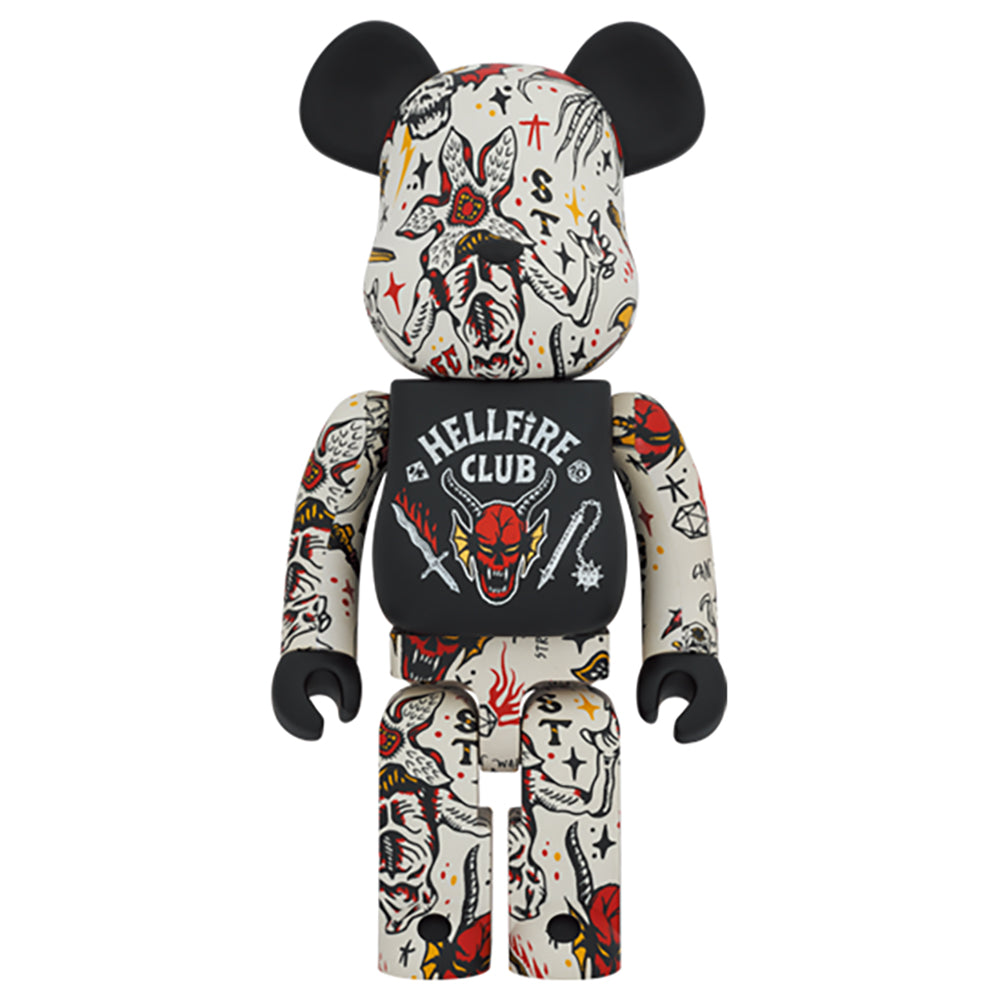 BE@RBRICK Stranger Things Hellfire Club 1000%