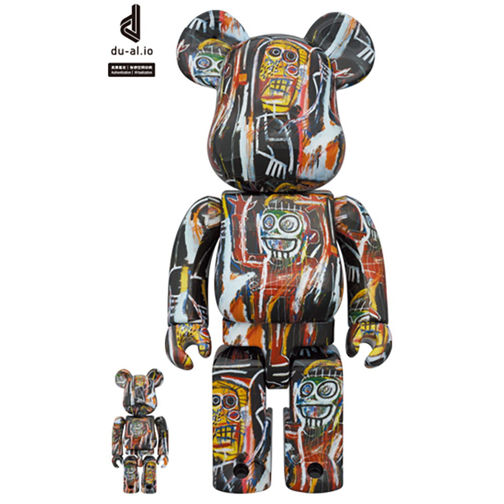 BE@RBRICK JEAN-MICHEL BASQUIAT #11 100% & 400%