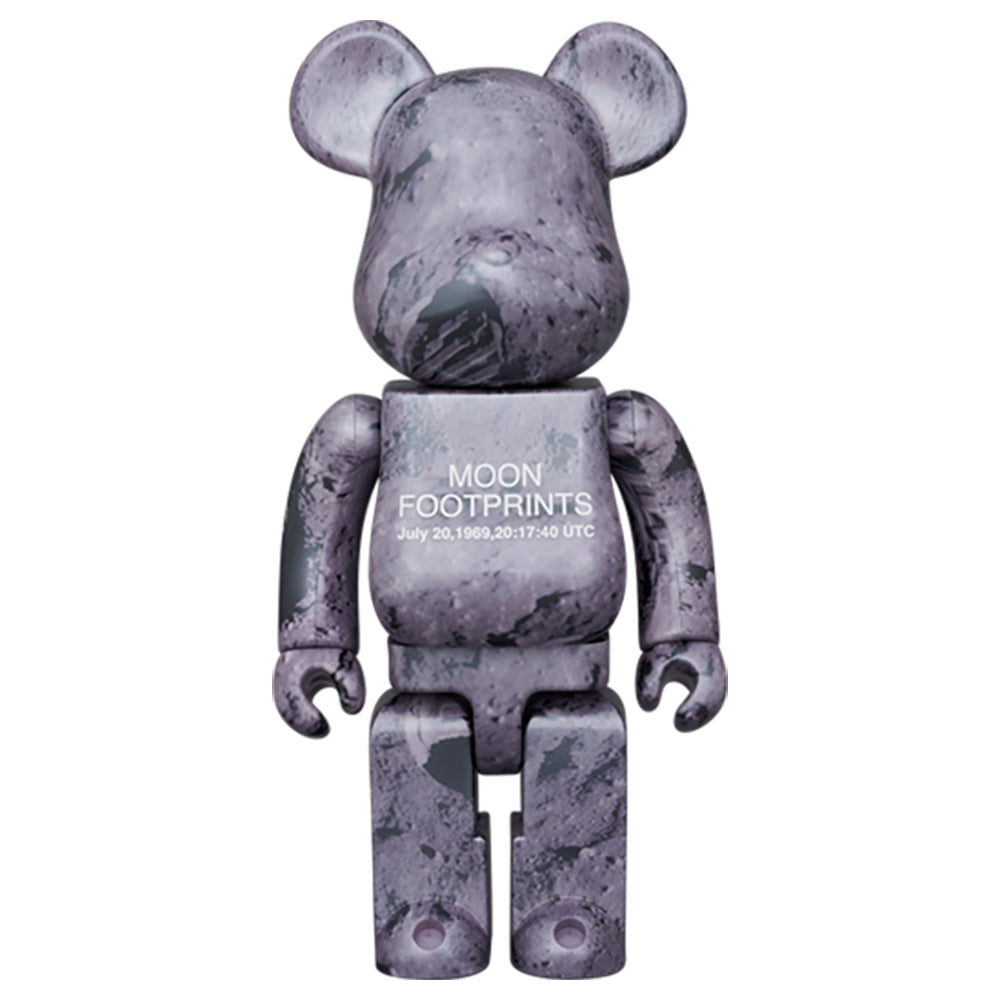 BE@RBRICK MOON FOOTPRINTS 100% & 400%