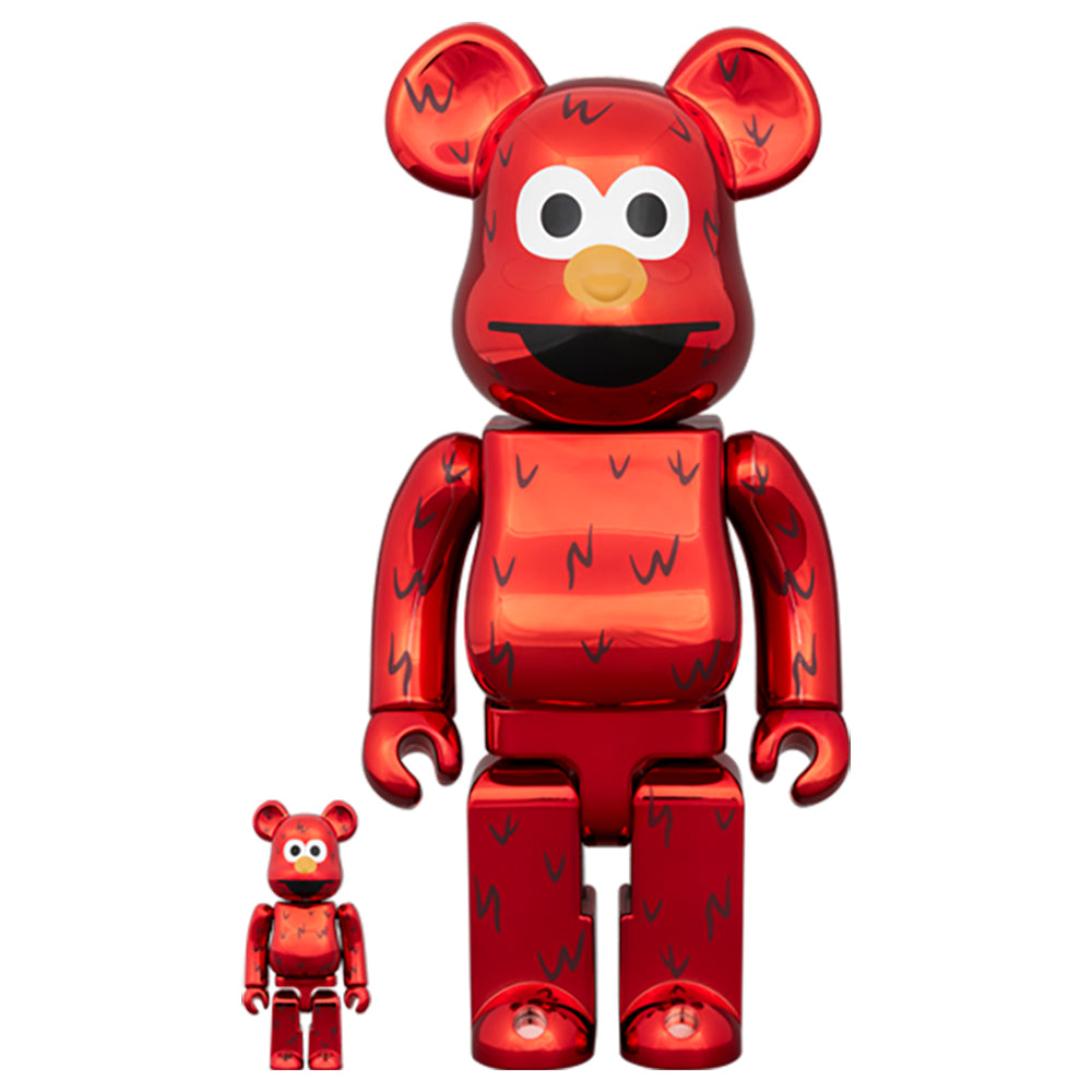BE@RBRICK ELMO CHROME Ver. 100% & 400%