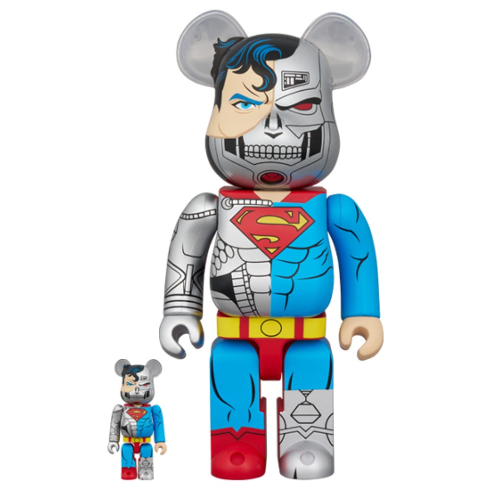 BE@RBRICK CYBORG SUPERMAN 100% & 400%