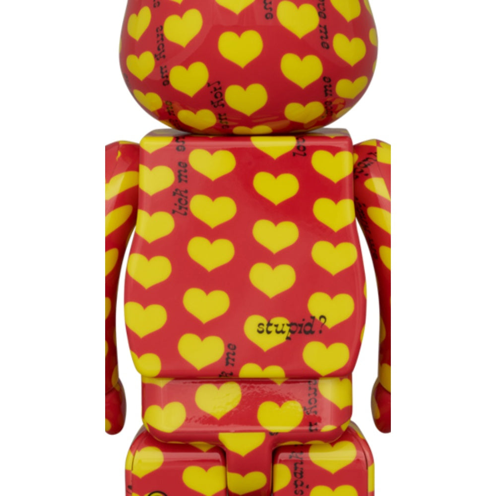 BE@RBRICK Yellow Heart Reverse Ver. 100% & 400%