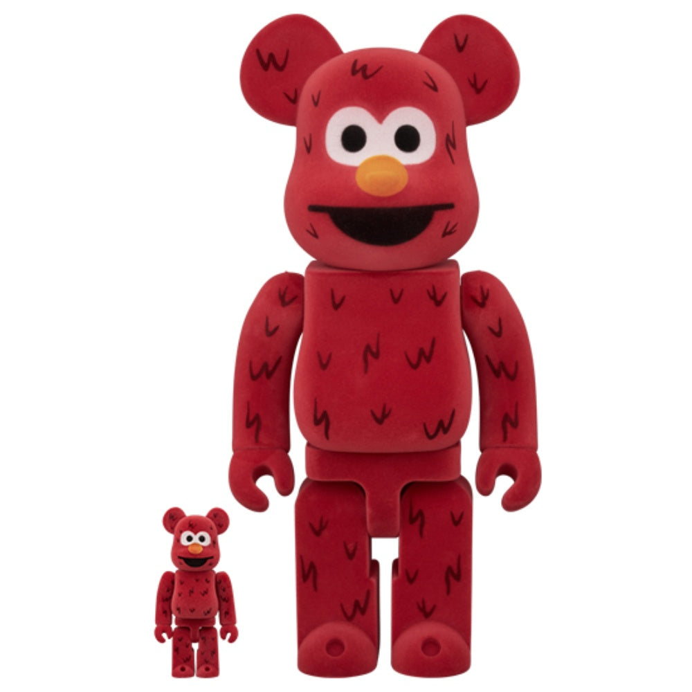 BE@RBRICK ELMO FLOCKY Ver. 100% & 400%
