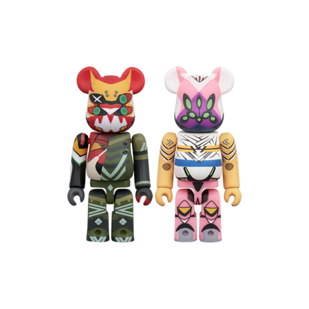 BE@RBRICK 2PCS SET 新世紀福音戰士 新2號機α & 8號機β 臨時戰鬥形態