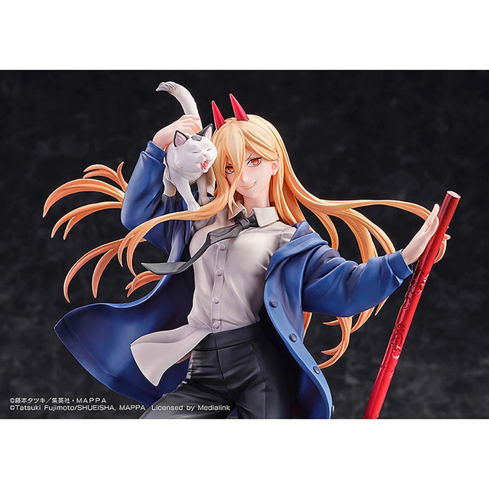 鏈鋸人  帕瓦&喵子 (1/7比例模型)