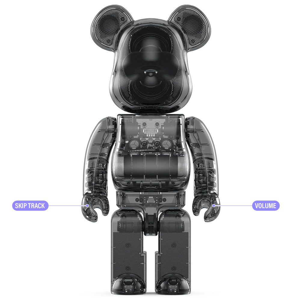 【現貨】BE@RBRICK AUDIO 400% Portable Bluetooth Speaker - Smoke