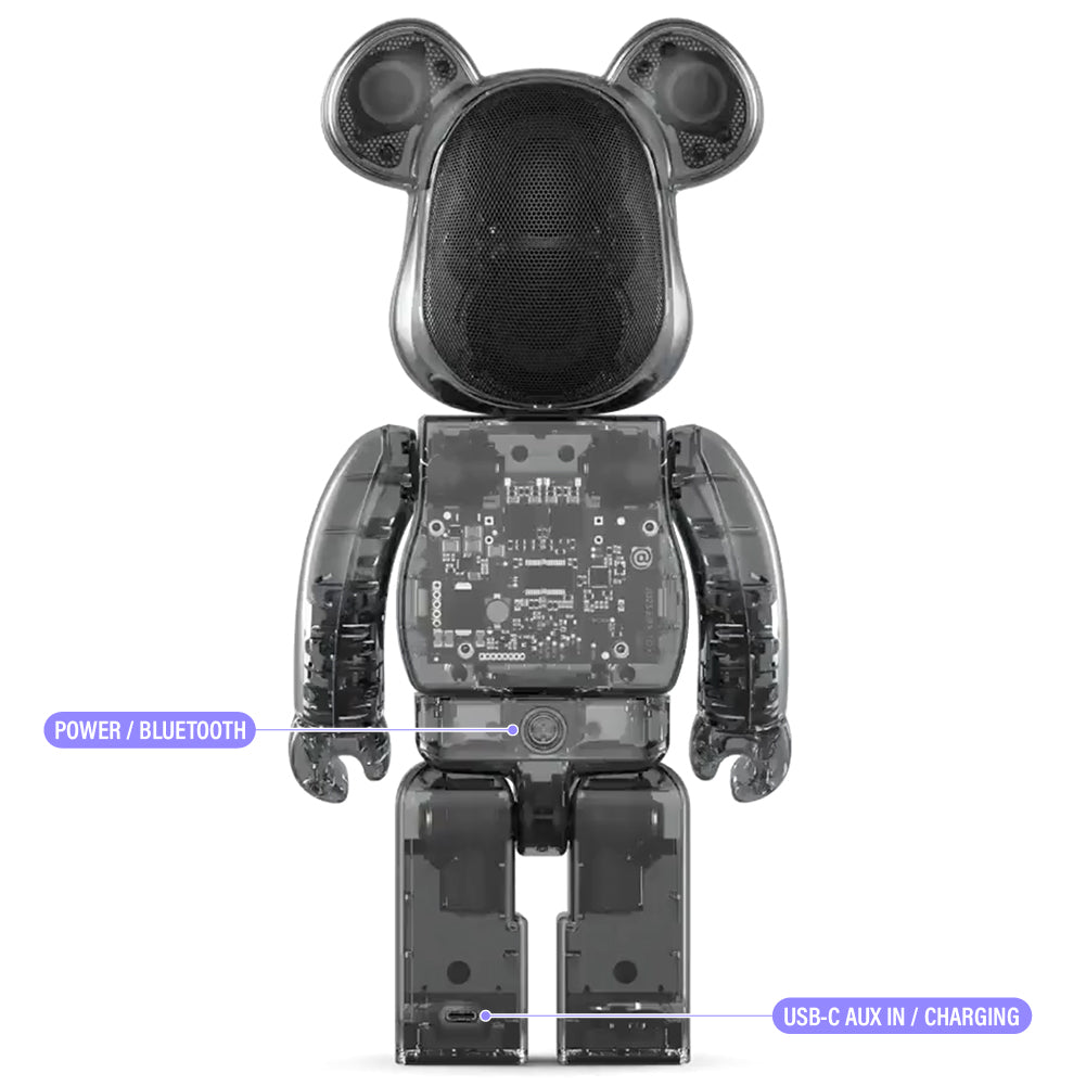 【現貨】BE@RBRICK AUDIO 400% Portable Bluetooth Speaker - Smoke