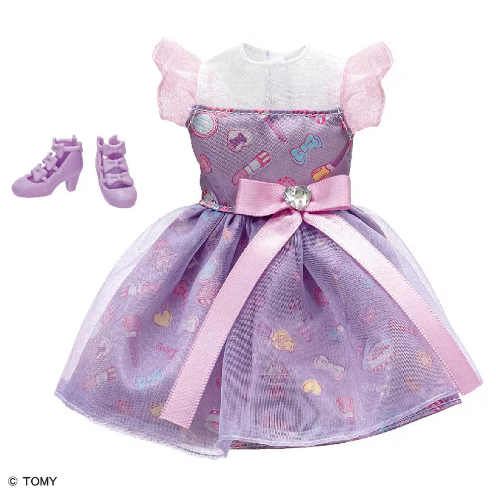 【現貨】Licca Dress LW-03 My First Dress Cosmetic Purple