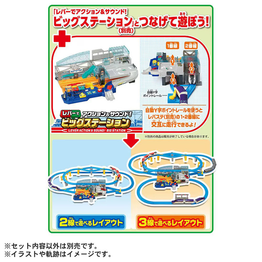【現貨】Plarail Accessory-Connect Station Auto Y Line Point Rail