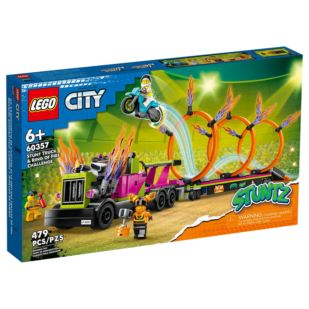 【現貨】LEGO® | City 特技卡車和火圈挑戰(479塊) (推廣優惠進行中⭐)