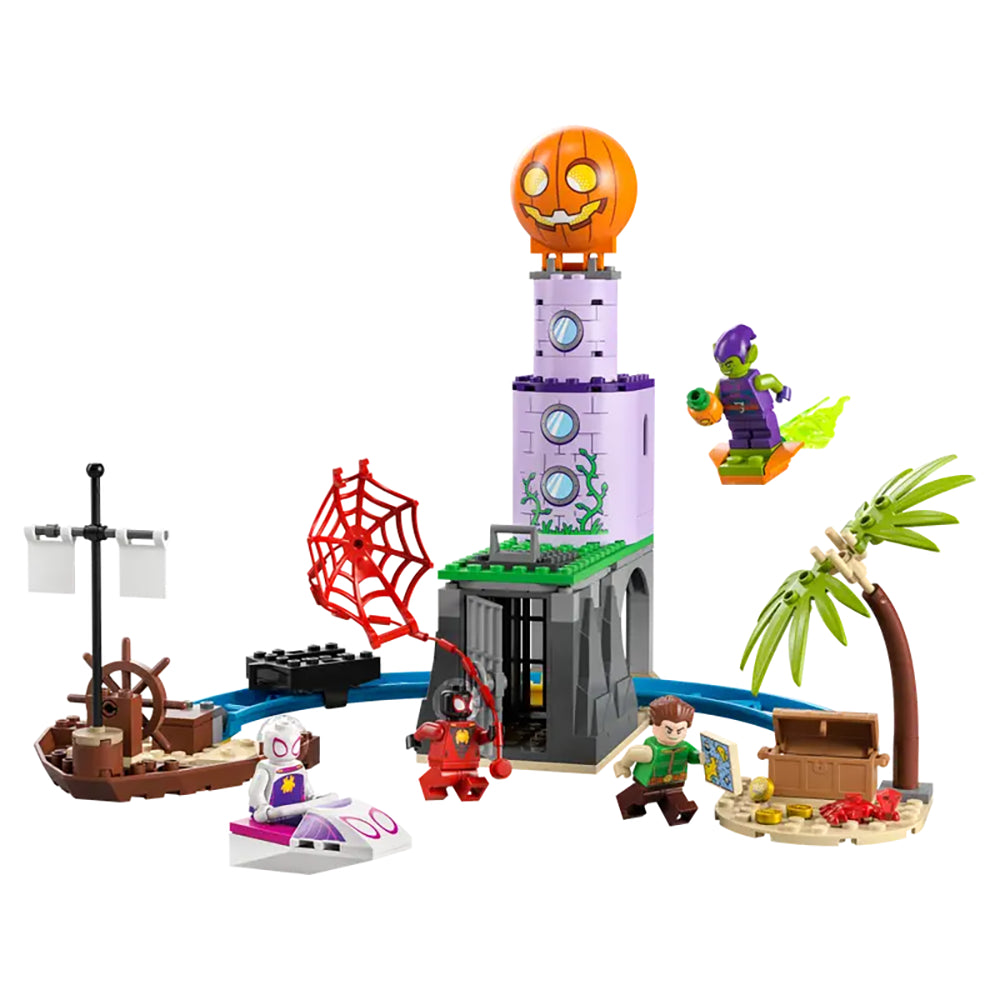 【現貨】LEGO® | Marvel Green Goblin 燈塔上的蜘蛛小隊(149塊)