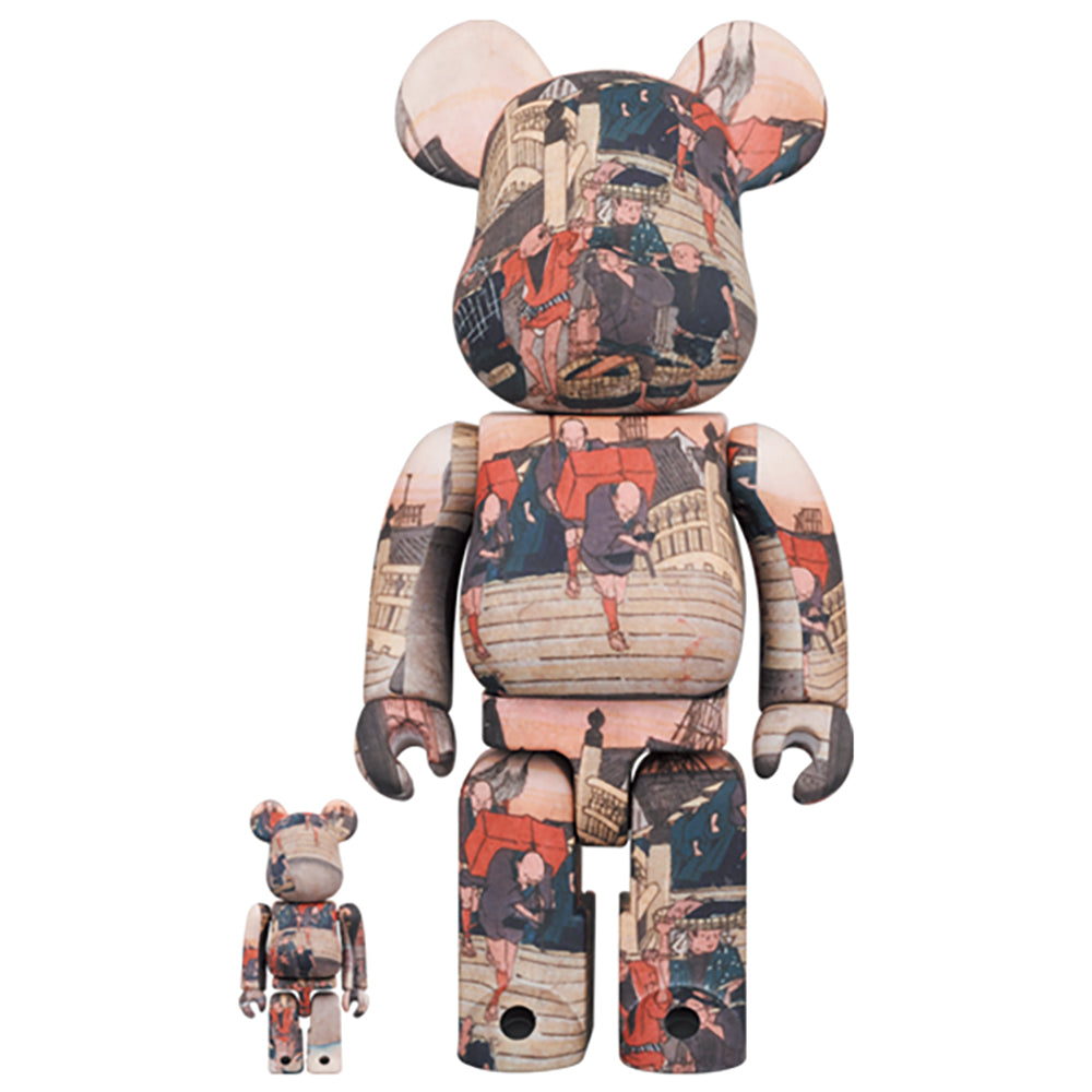 【現貨】東京國立博物館 BE@RBRICK 歌川広重「東海道五十三次」日本橋 100% & 400% (⭐限定激減優惠⭐)