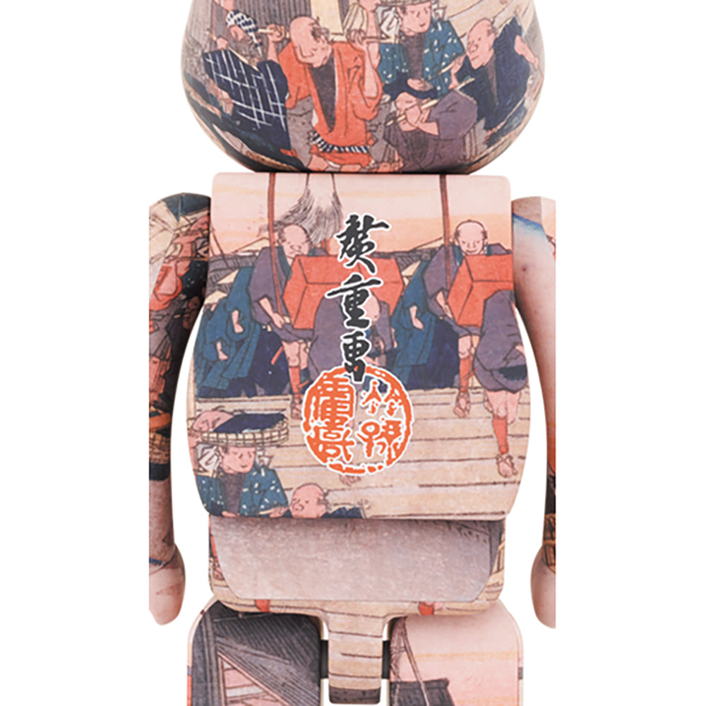 【現貨】東京國立博物館 BE@RBRICK 歌川広重「東海道五十三次」日本橋 1000% (⭐限定激減優惠⭐)