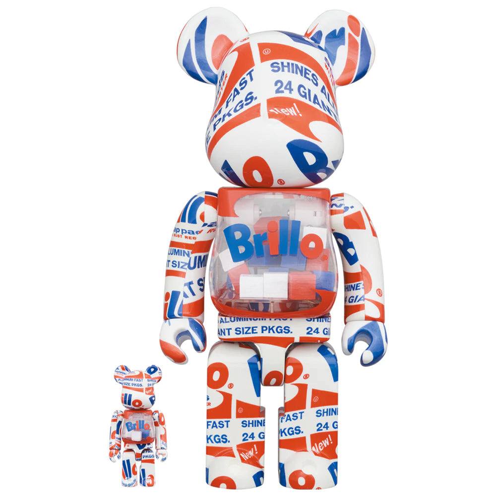【現貨】BE@RBRICK ANDY WARHOL "Brillo" 2022 100% & 400%