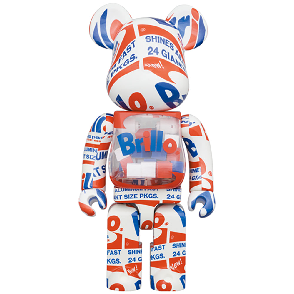 【現貨】BE@RBRICK ANDY WARHOL "Brillo" 2022 100% & 400%