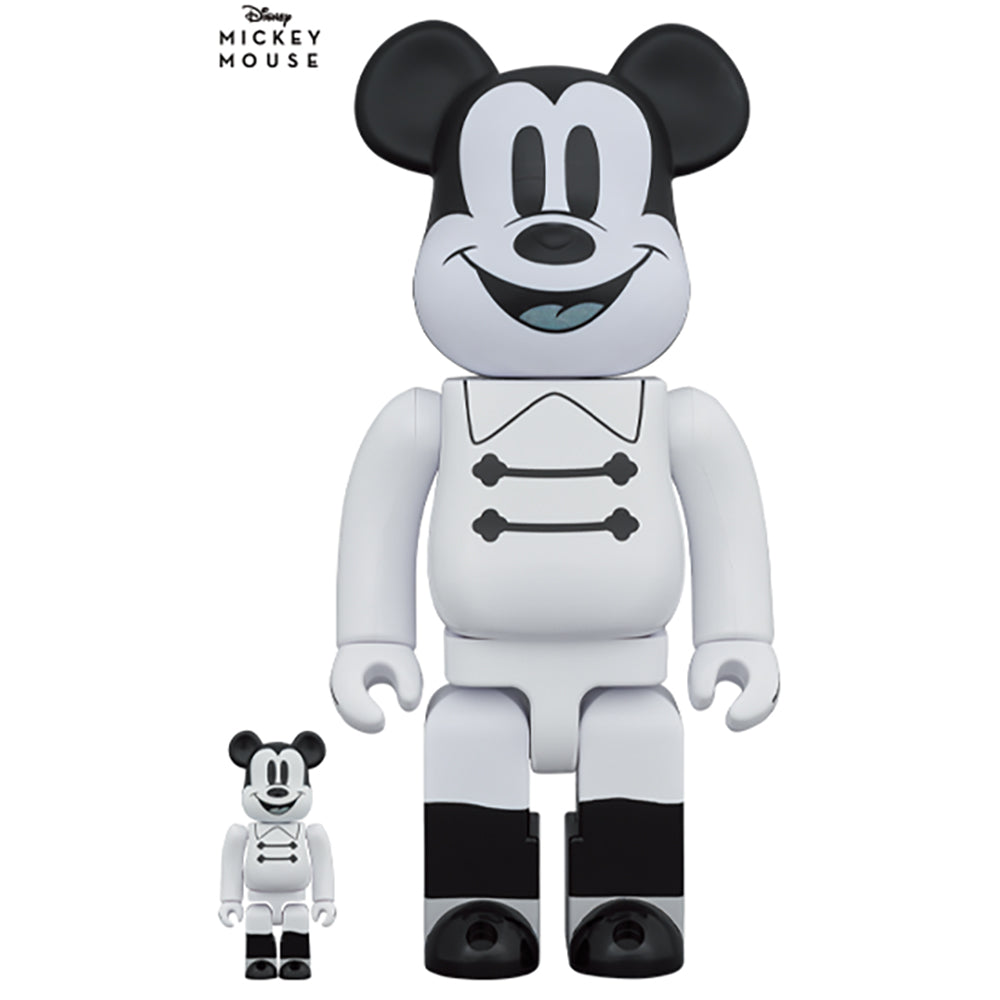 BE@RBRICK Nighttime Mickey 100% & 400%