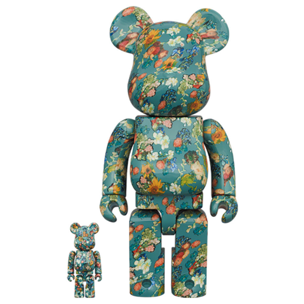 BE@RBRICK x VanGogh Museum FloralPattern50thDesign 100%&400%