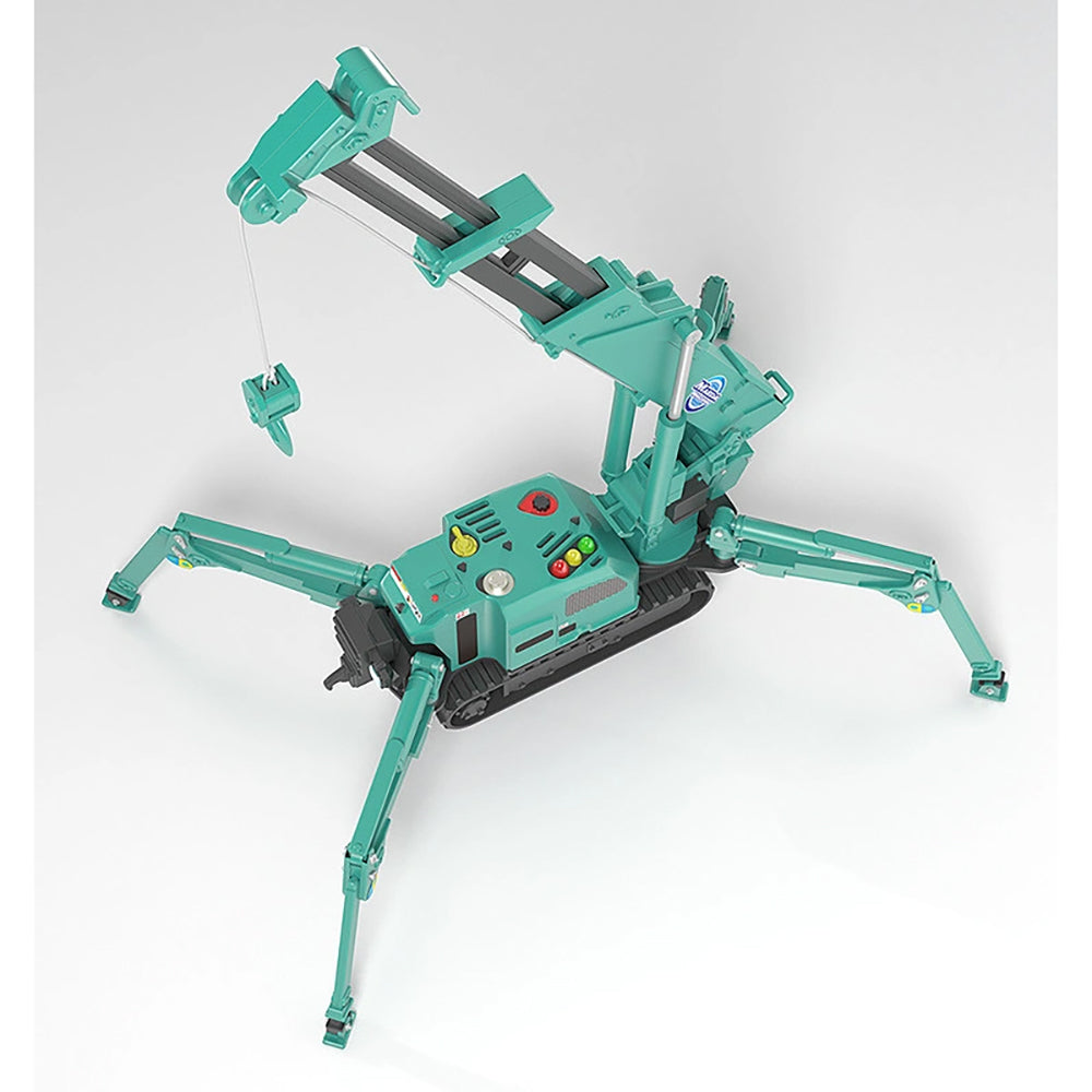 MODEROID 前田製作所 蜘蛛吊車(綠色)(1/20比例模型)