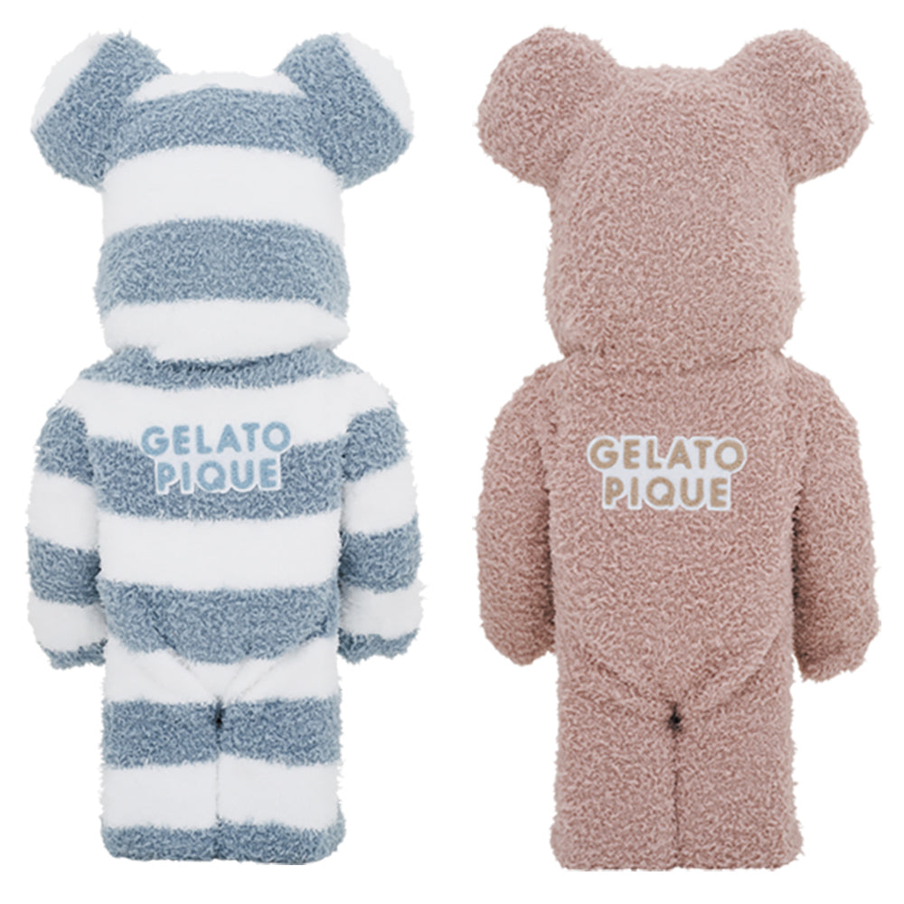 【現貨】GELATO PIQUE × BE@RBRICK Beige 及 Mint White 1000% 一對發售 (⭐限定激減優惠⭐)