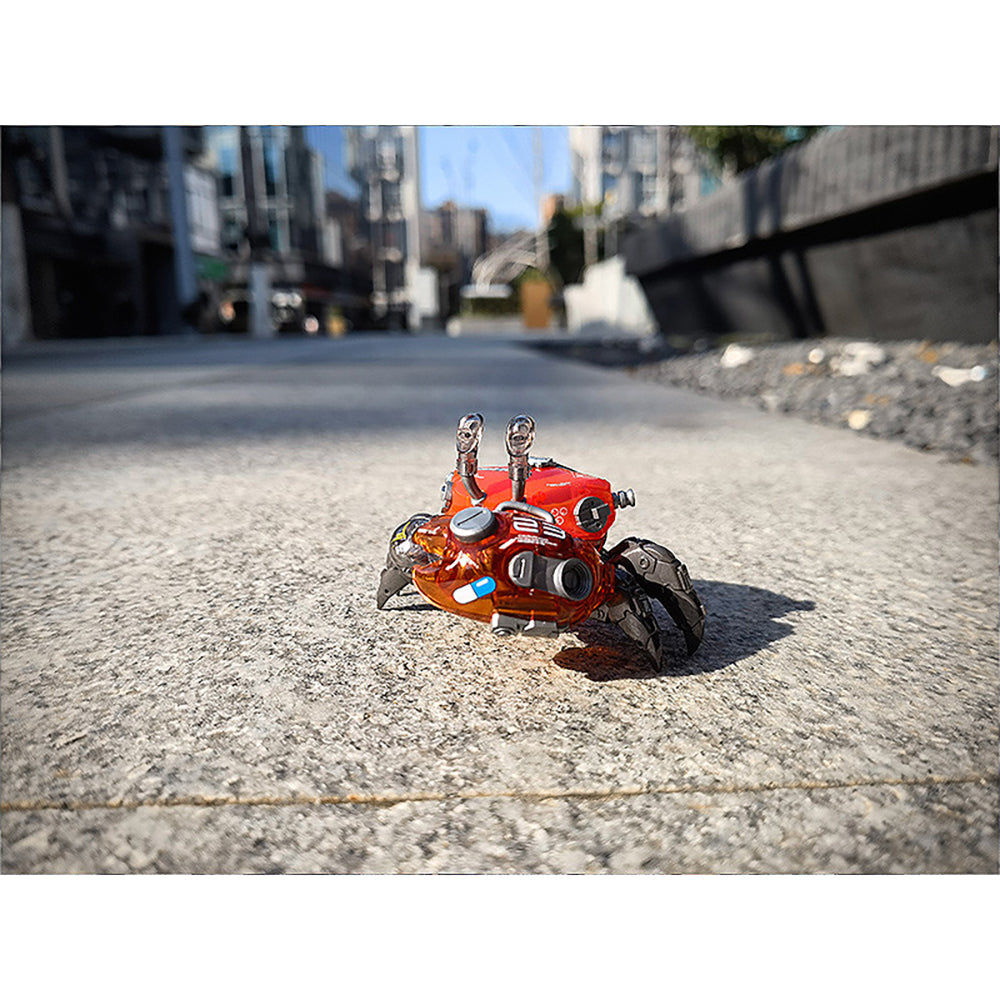 水產箱008 招潮蟹 銀紅色