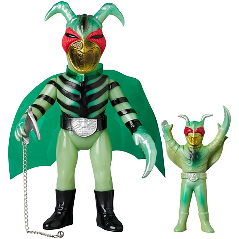 SOFUBI Mantis Man (Chain scythe ver.) + mini sofubi
