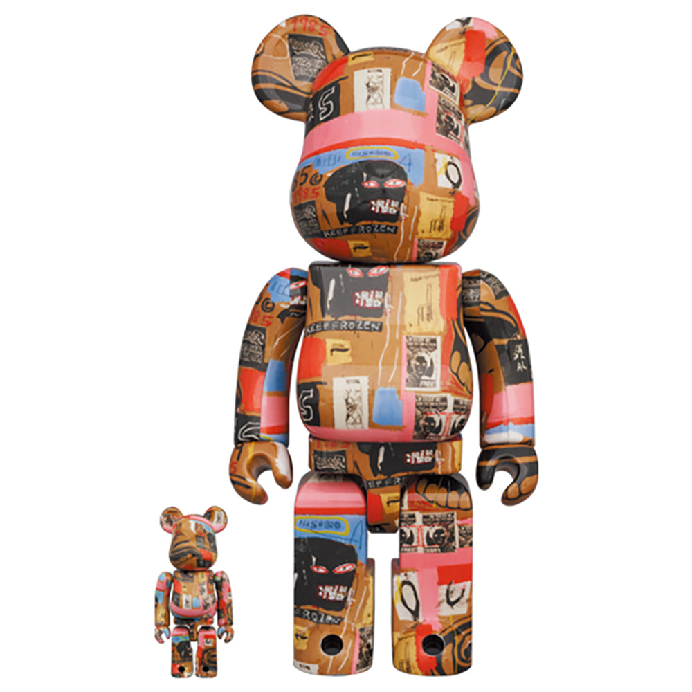 【現貨】BE@RBRICK Andy Warhol × JEAN-MICHEL BASQUIAT #2 100％ & 400％