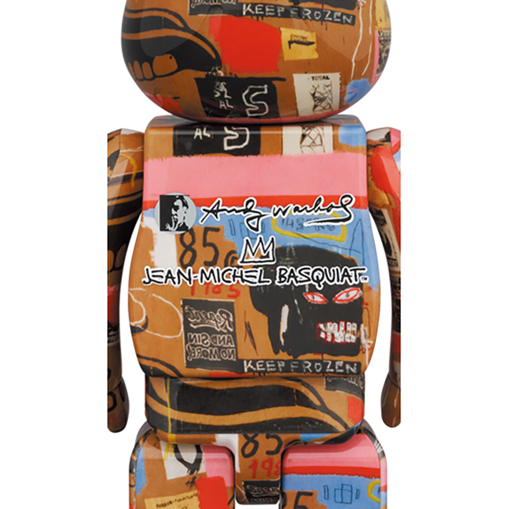【現貨】BE@RBRICK Andy Warhol × JEAN-MICHEL BASQUIAT #2 100％ & 400％