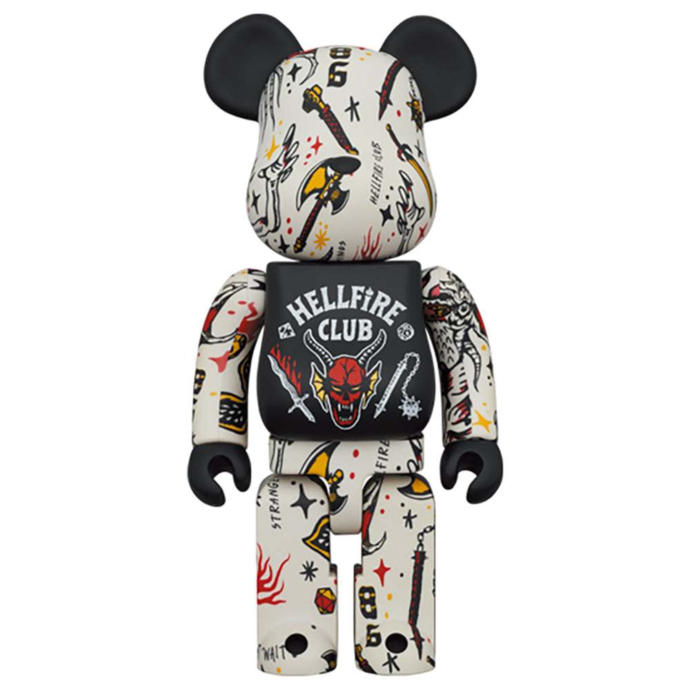 BE@RBRICK Stranger Things Hellfire Club 100％ & 400％