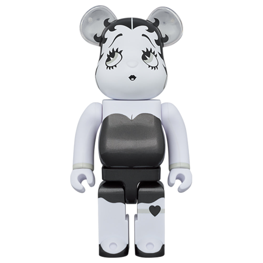 BE@RBRICK Betty Boop(TM) BLACK & WHITE Ver. 100％ & 400％