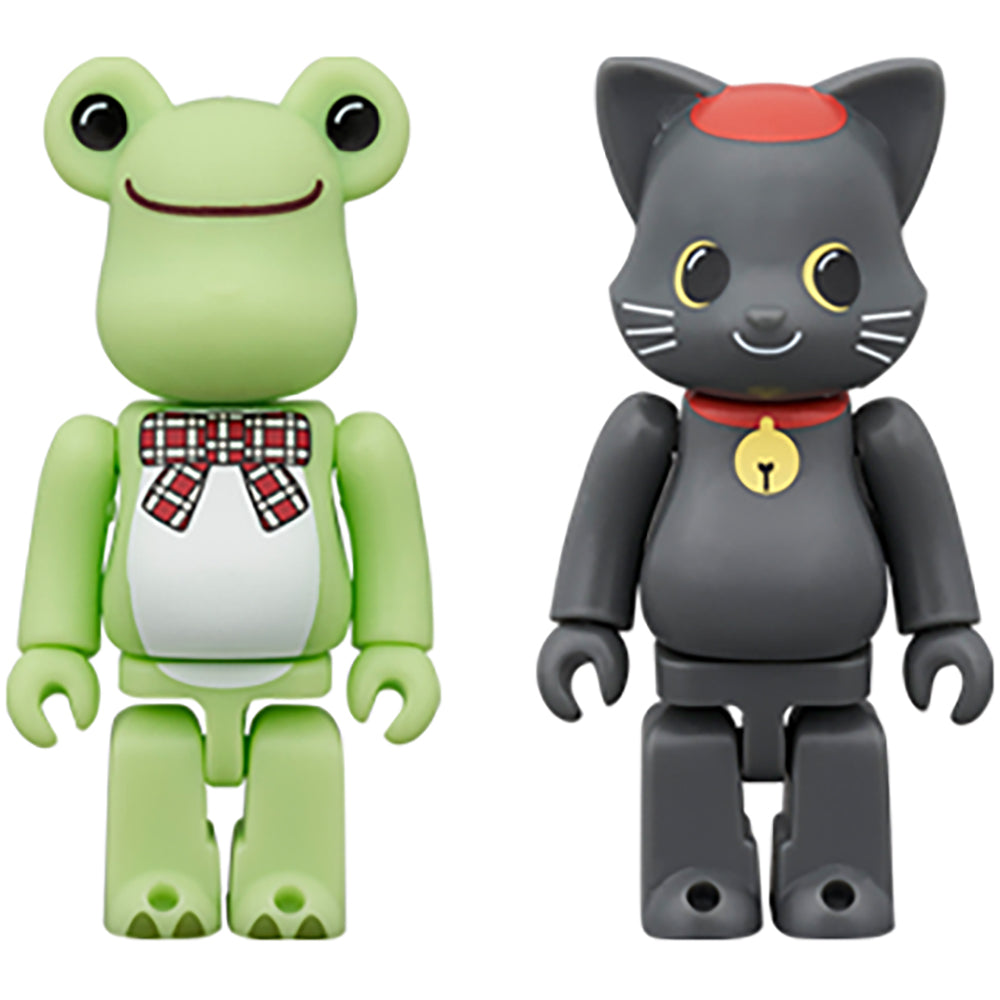 BE@RBRICK PicklestheFrog & NY@BRICK PierretheBlackCat 100%set