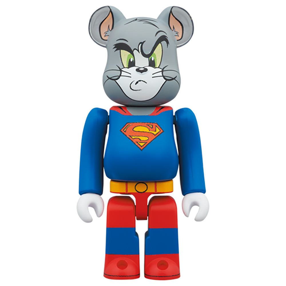 BE@RBRICK TOM & JERRY as SUPERMAN 100％ & 400％