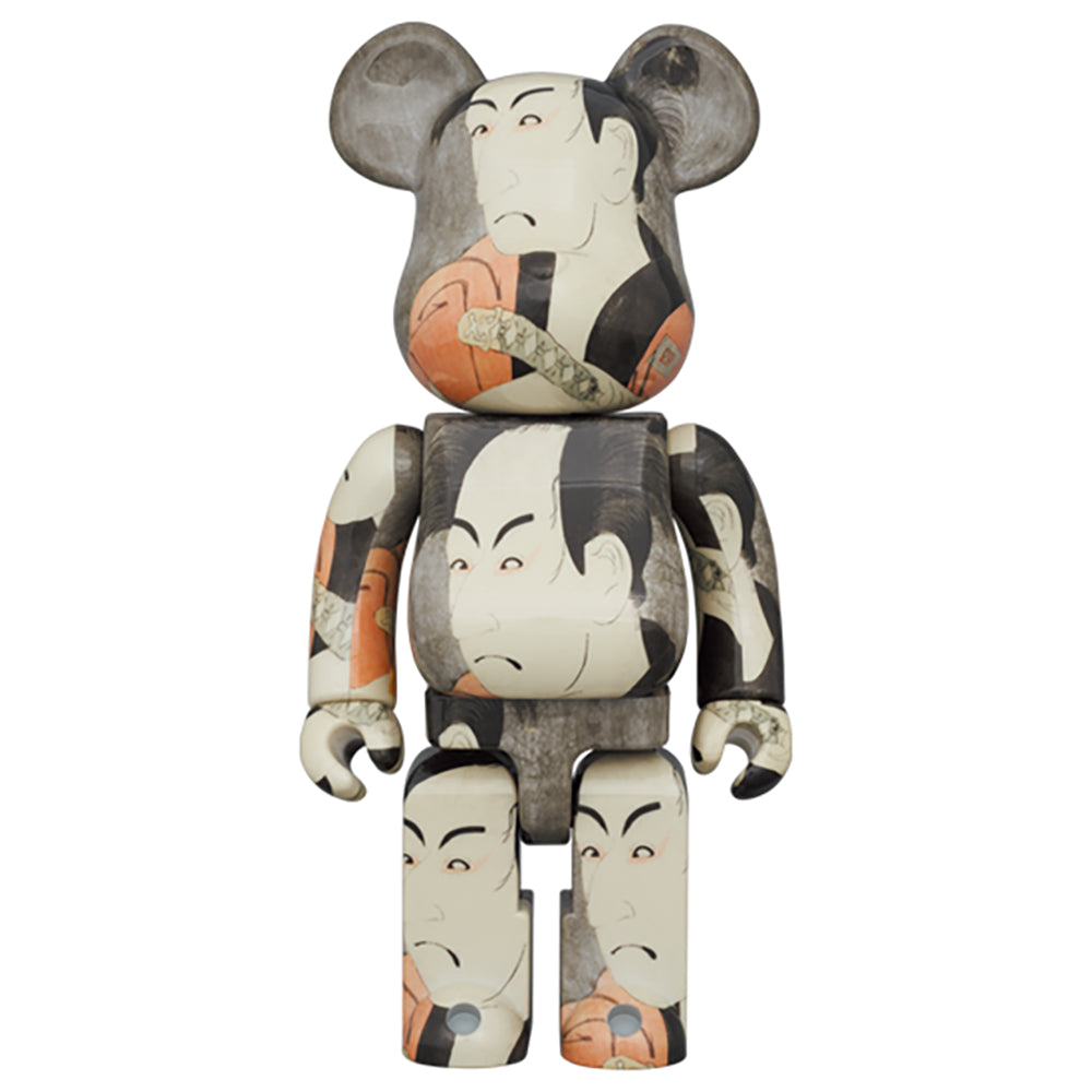 BE@RBRICK BostonMuseum Toshusai Sharaku「市川男女蔵の奴一平」100％&400％