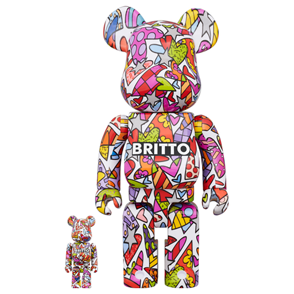 【現貨】BE@RBRICK ROMERO BRITTO HEART 100％ & 400％