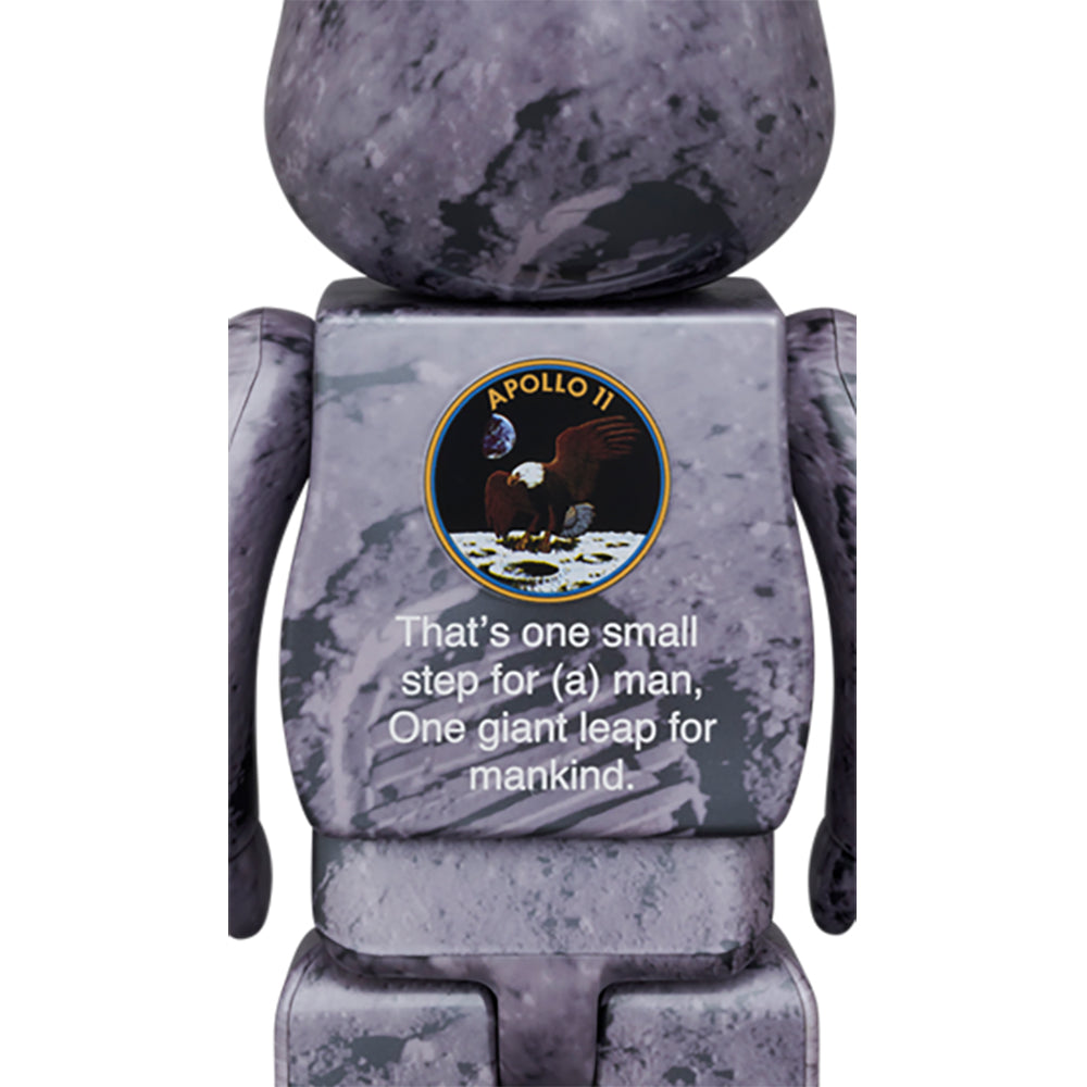 MEDICOM TOY - BE@RBRICK MOON FOOTPRINTS 100％ & 400％