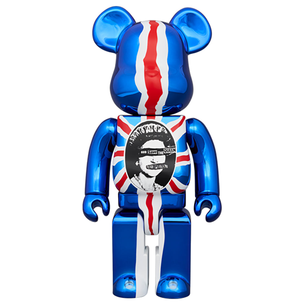 BE@RBRICK SexPistols "God Save The Queen"ChromeVer.100％&400％