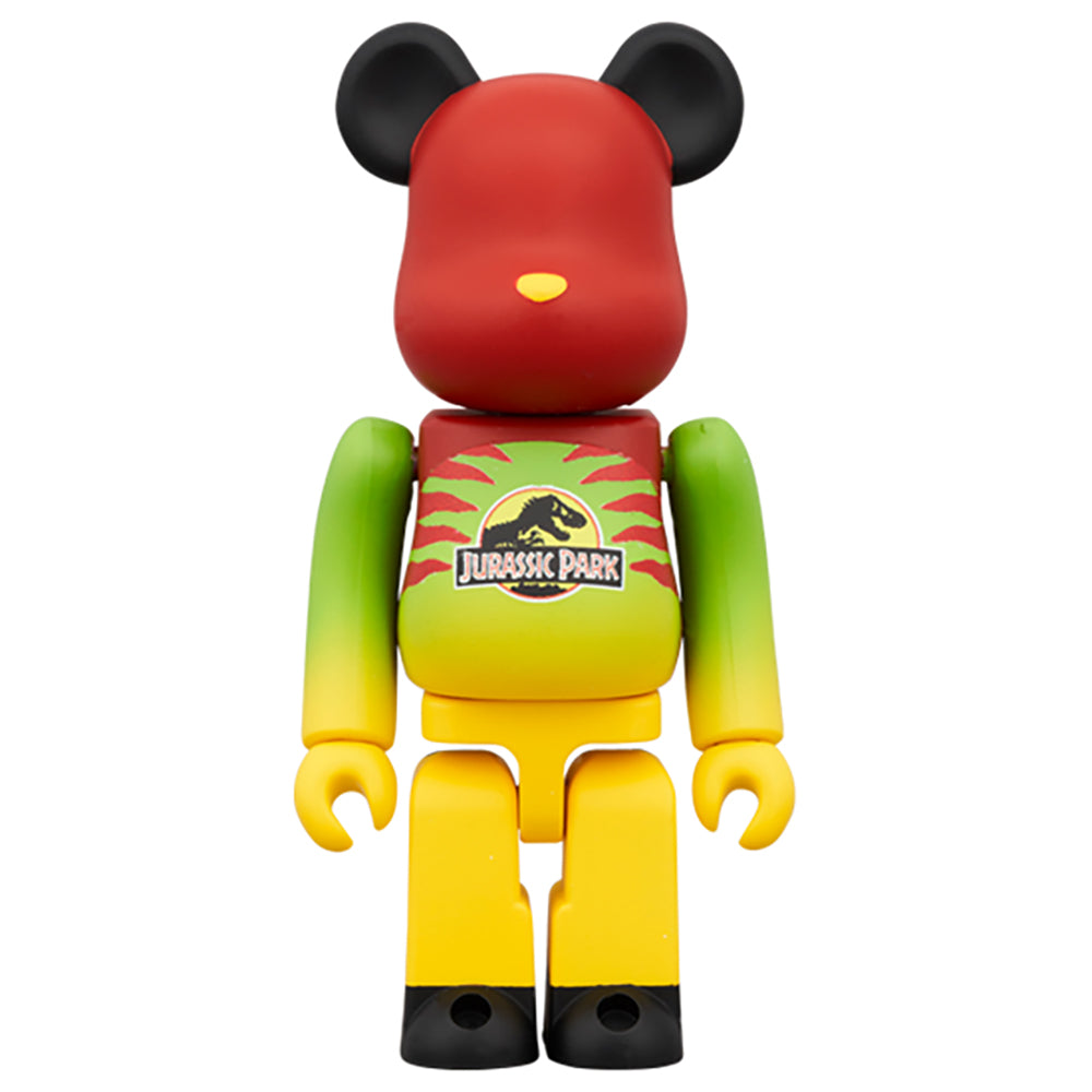 BE@RBRICK JURASSIC PARK GREEN & YELLOW Ver. 100％ & 400％