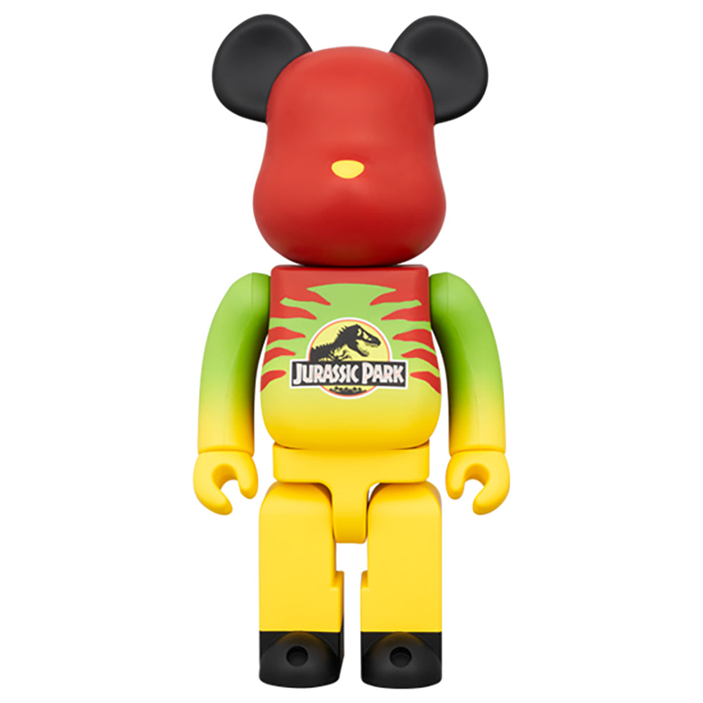 BE@RBRICK JURASSIC PARK GREEN & YELLOW Ver. 100％ & 400％