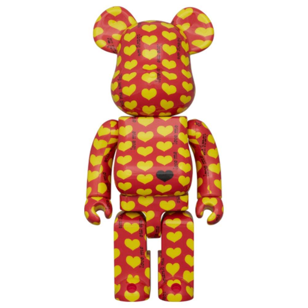 BE@RBRICK Yellow Heart Reverse Ver. 100％ & 400％