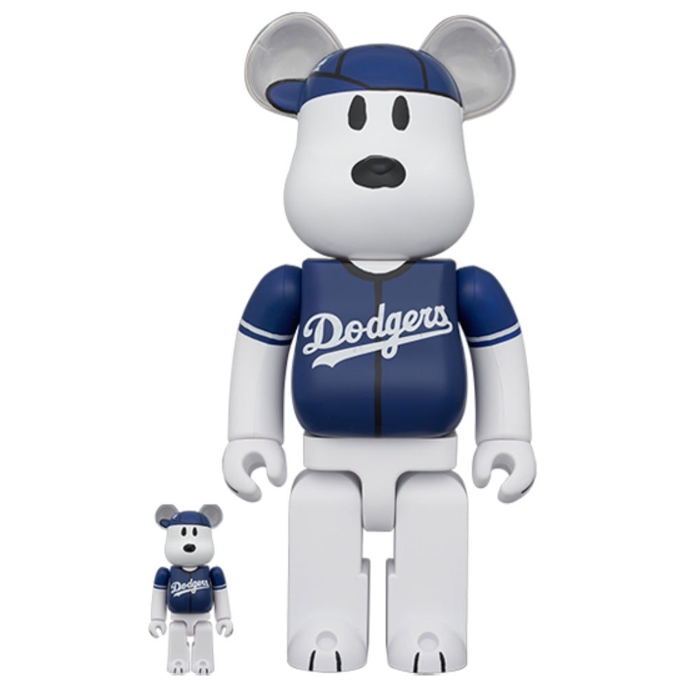 MLB × PEANUTS BE@RBRICK SNOOPY(洛杉磯道奇)100％ & 400％