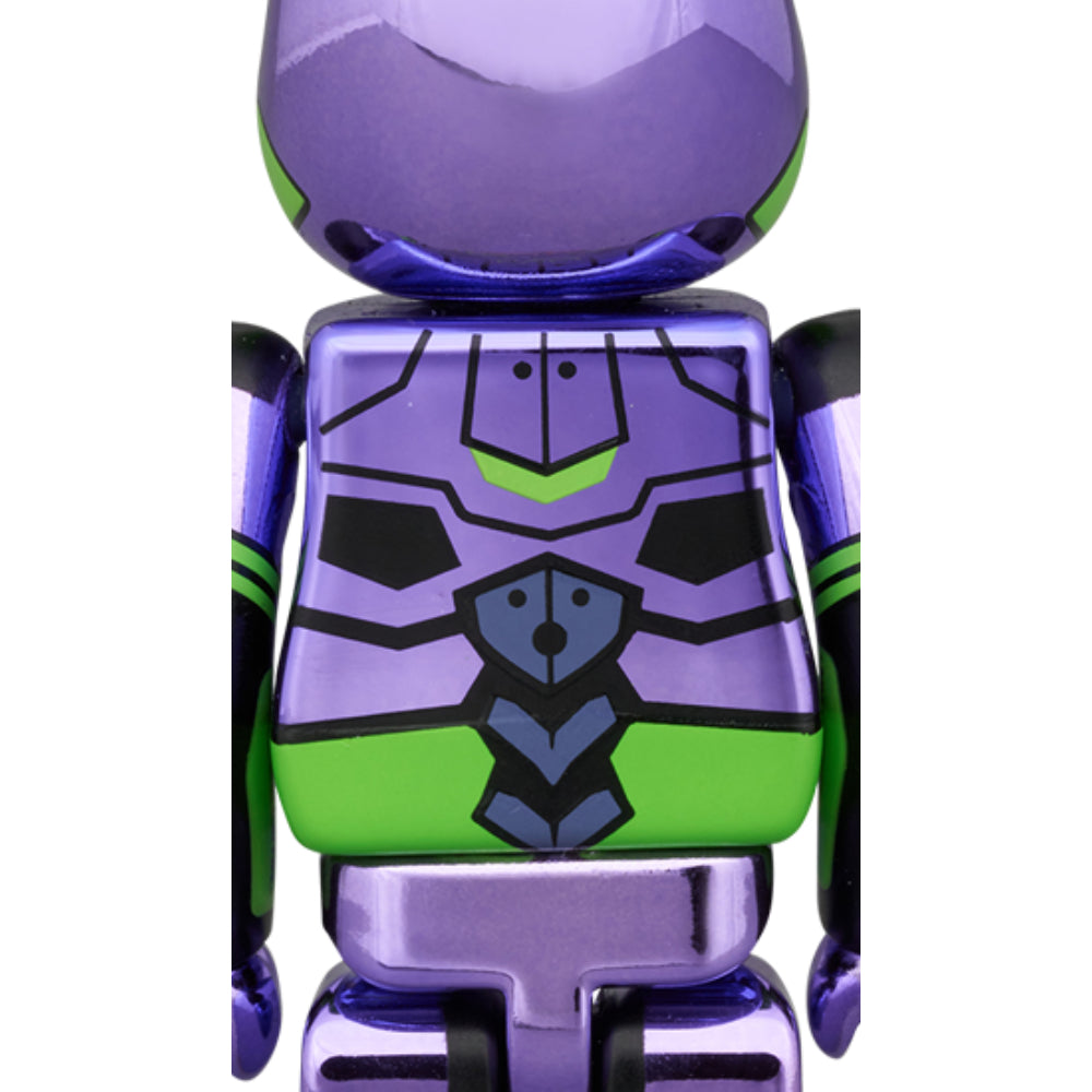 BE@RBRICK 100% EVA 初號機 & 13號機Metallic Ver. 2PCS Set