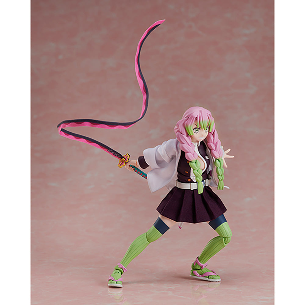 鬼滅の刃　甘露寺蜜璃　BUZZmod. 1/12 アクションフィギュア 鬼滅の刃」甘露寺蜜璃、大胆なポージングも再現可能な1/12