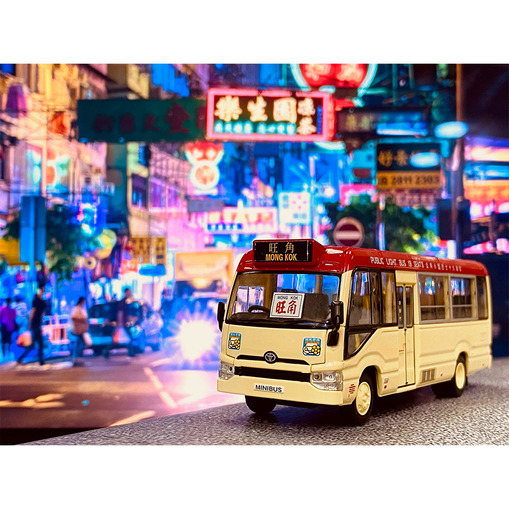 【現貨】Tomytec TLV-N Toyota Hong Kong Mini Bus Red (HK Excl.)