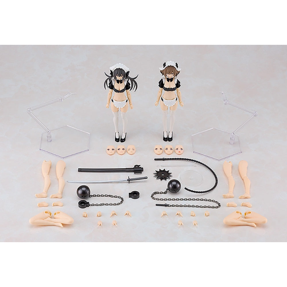 PLAMAX GP-07 內衣素體娘 蘭＆潔莉 女僕Ver.套組