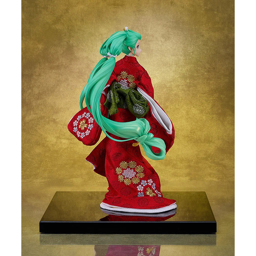 初音未來 回眸美人未來Ver. -久月聯名日本人偶-(附專用玻璃盒) (1/7比例模型)