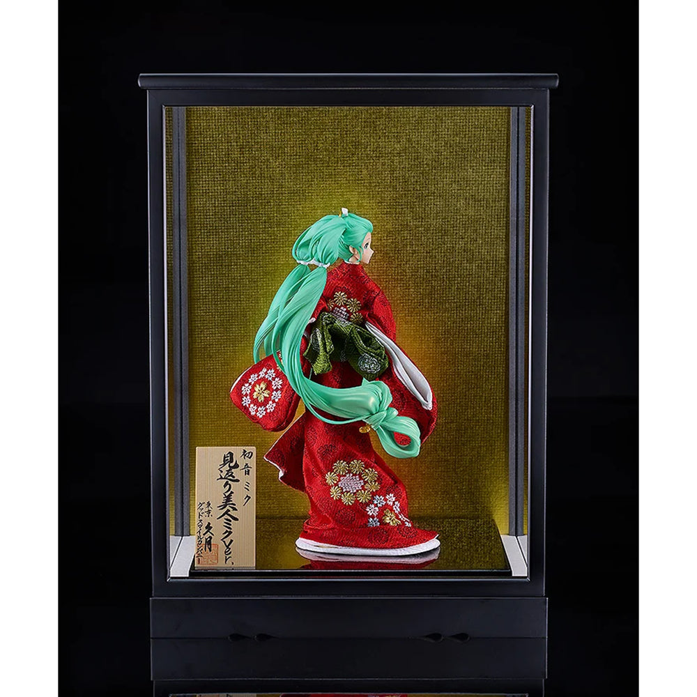 初音未來 回眸美人未來Ver. -久月聯名日本人偶-(附專用玻璃盒) (1/7比例模型)