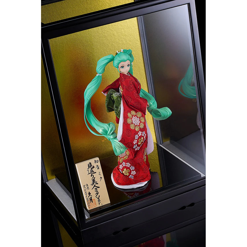 初音未來 回眸美人未來Ver. -久月聯名日本人偶-(附專用玻璃盒) (1/7比例模型)