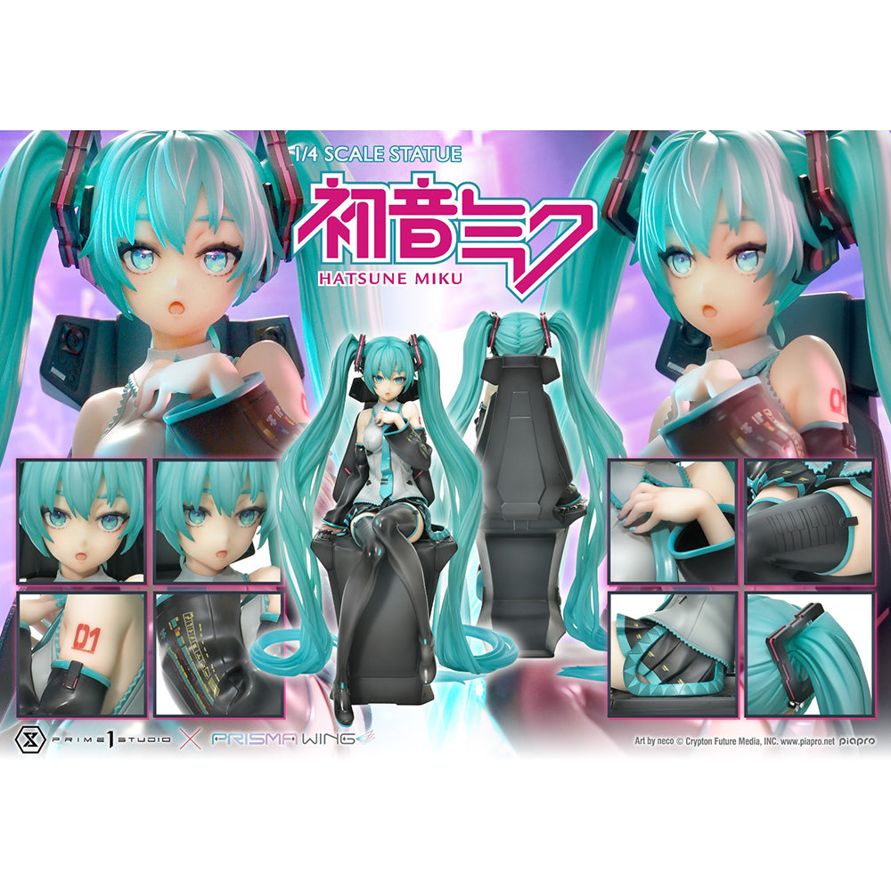 開封品　初音ミク“Art by neco” 1/4完成品フィギュア 開封品 初音ミク“Art by neco” 1/4完成品フィギュア